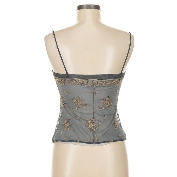 Embroidered Camisole Tank Top 1990s VINTAGE RARE - Picture 2 of 5